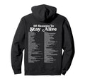 99 Reasons To Stay Alive Mental Hoodie - Aesthetic Graphic Men Women - T-Shirt, Sweatshirt, Hoodie