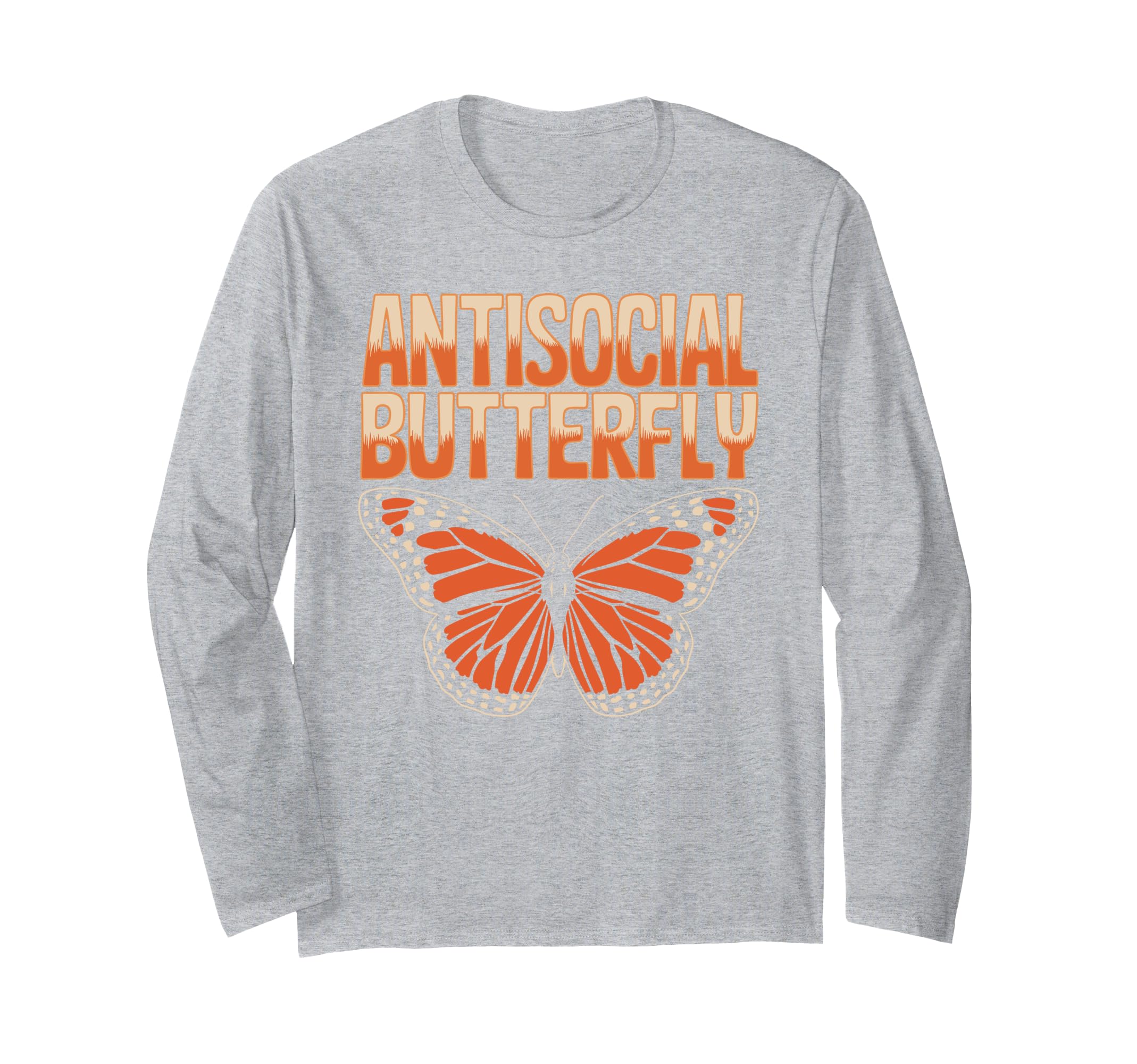 Antisocial Butterfly Funny Irony T-Shirt - Minimalist Print for Adults - T-Shirt, Sweatshirt, Hoodie