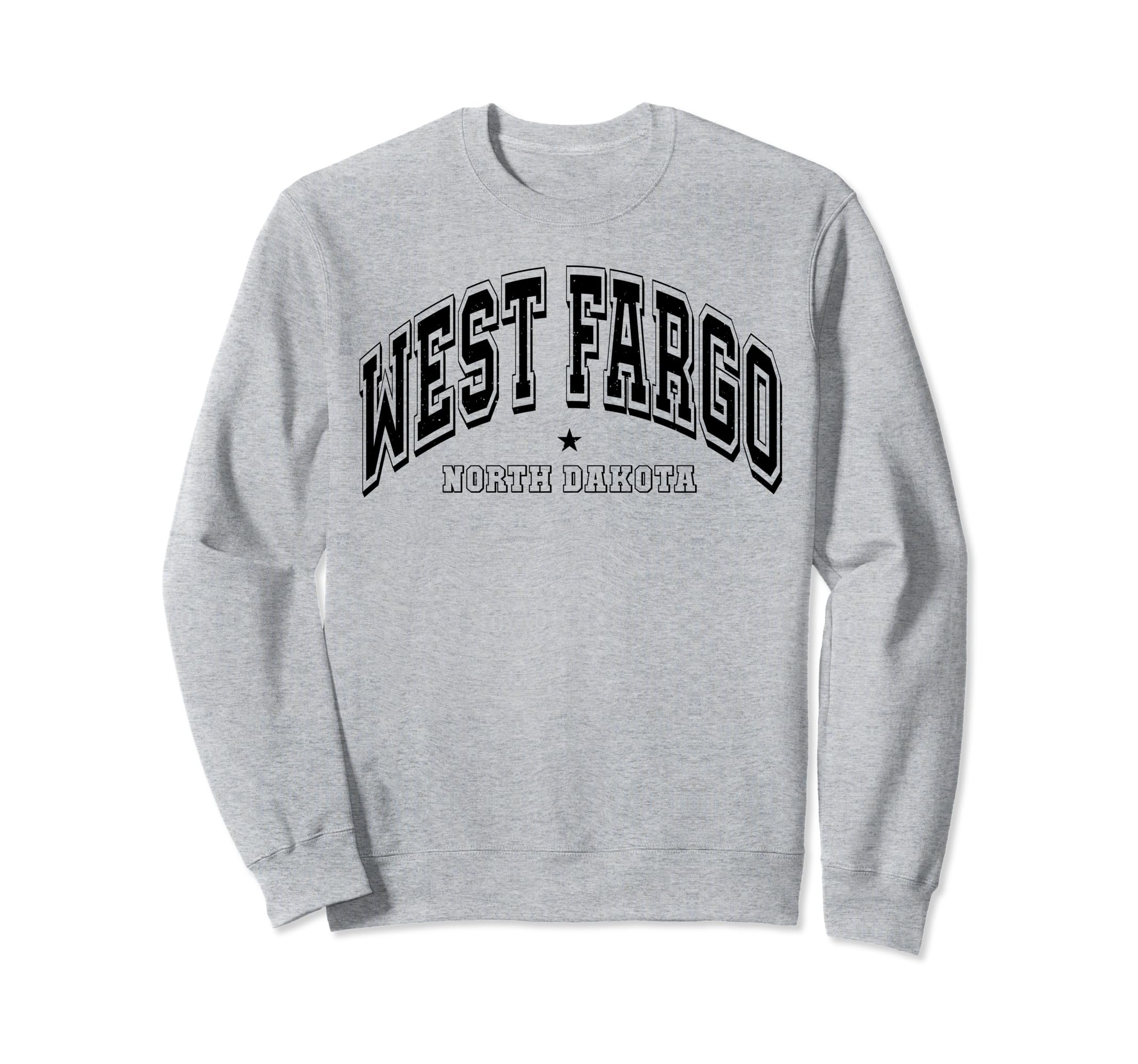 Throwback Athletic West Fargo Sweatshirt - Casual Everyday Wear Men Women - T-Shirt, Sweatshirt, Hoodie
