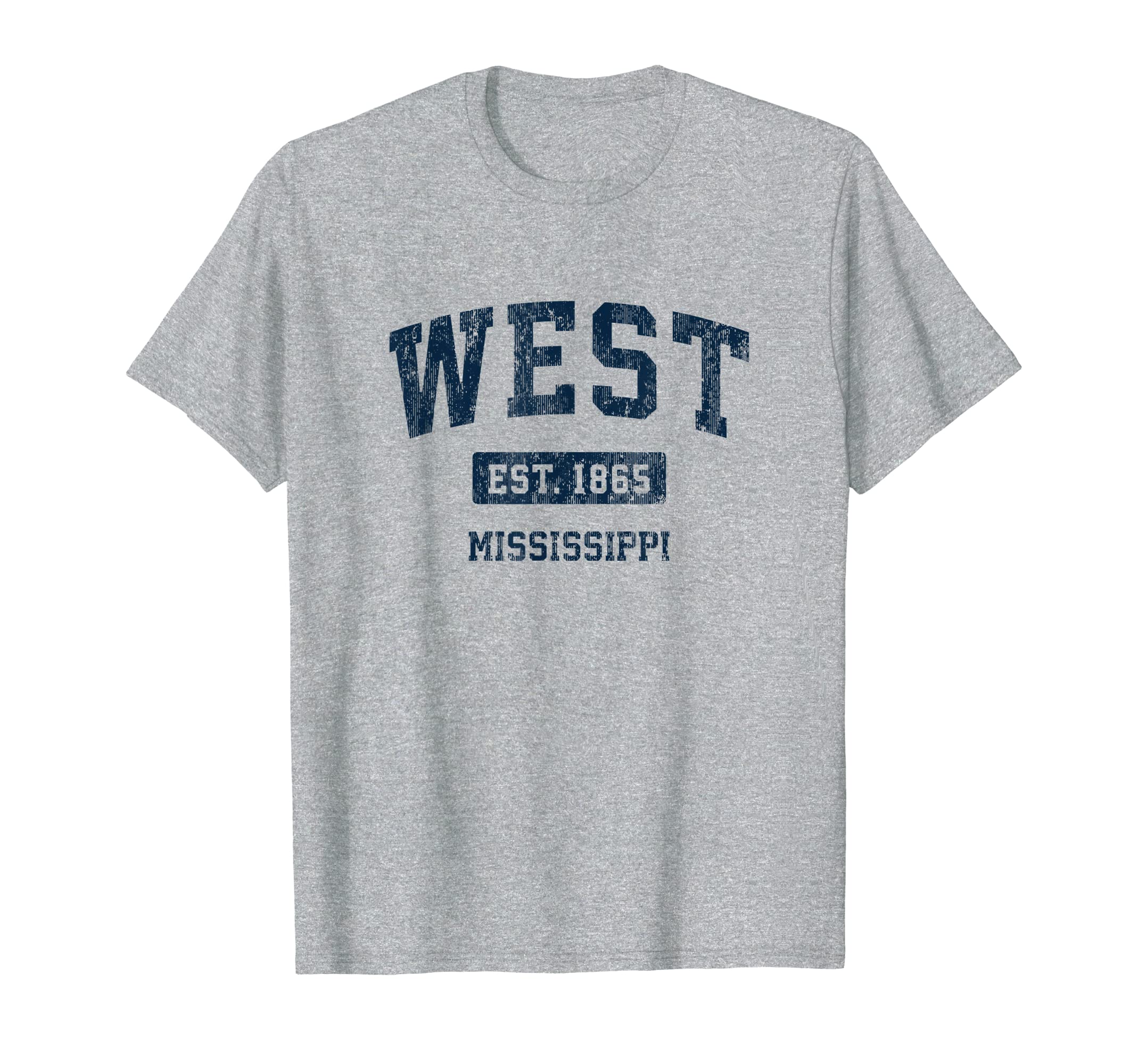 West Mississippi Ms Athletic Sports T-Shirt - Unique Graphic Men Women - T-Shirt, Sweatshirt, Hoodie