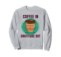 Funny Coffee Yoga Mindfulness Sweatshirt - Casual Everyday Wear for Adults - T-Shirt, Sweatshirt, Hoodie