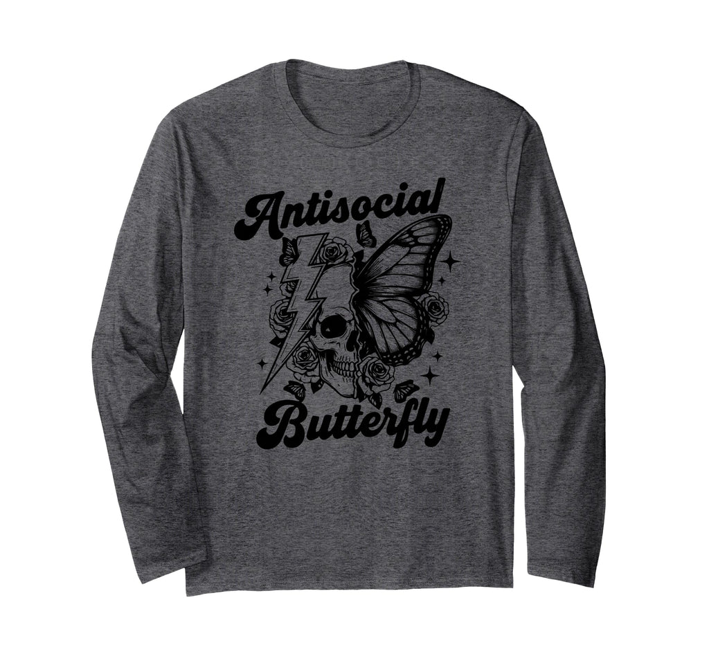 Anti Social Butterfly T-Shirt - Casual Everyday Wear for Adults - T-Shirt, Sweatshirt, Hoodie