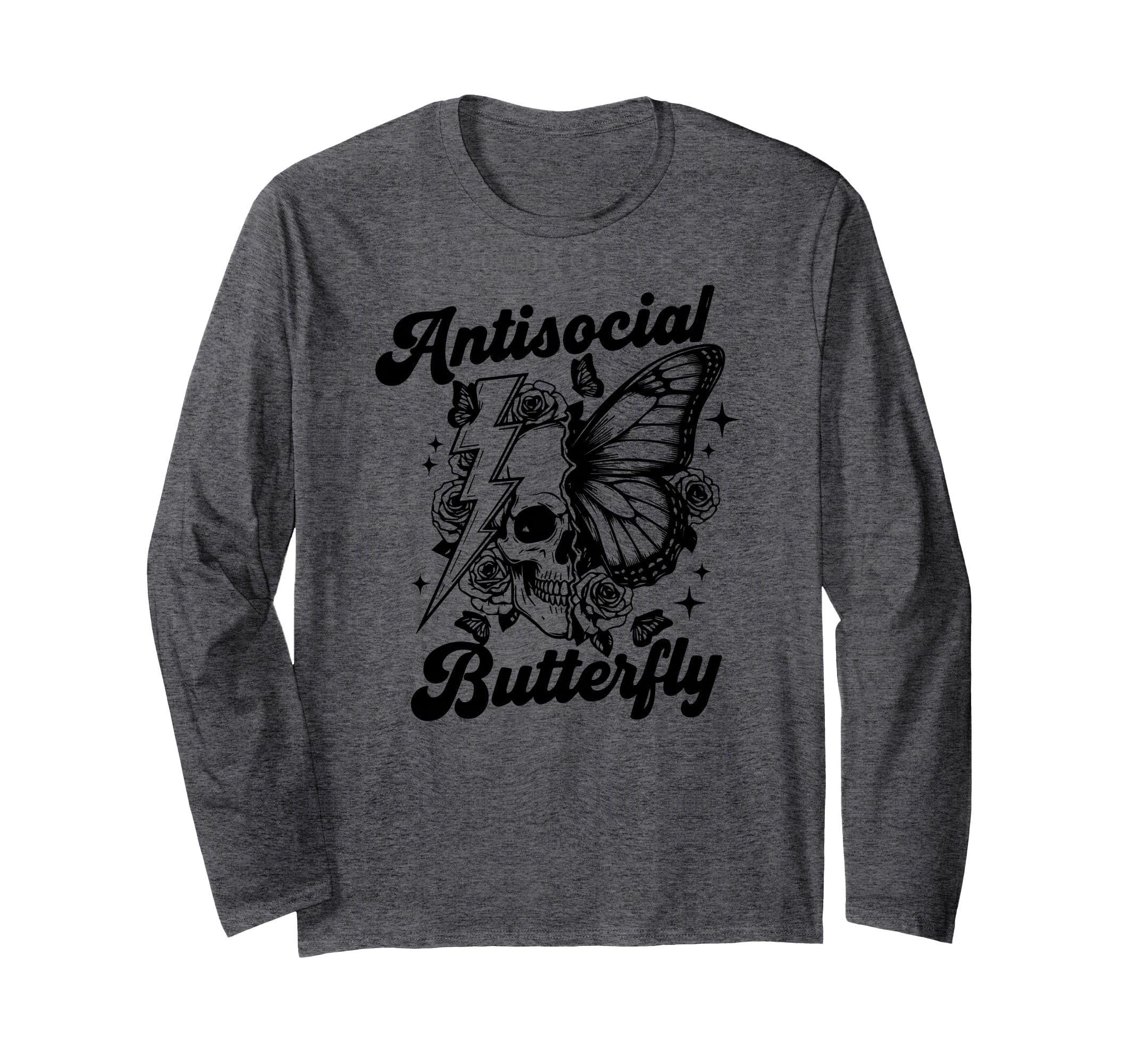 Anti Social Butterfly T-Shirt - Casual Everyday Wear for Adults - T-Shirt, Sweatshirt, Hoodie
