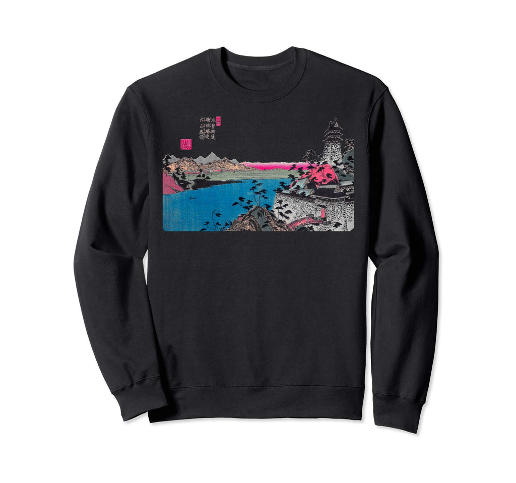 Famous Japanese Art Castle Unuma Sweatshirt - Novelty Apparel Unisex - T-Shirt, Sweatshirt, Hoodie