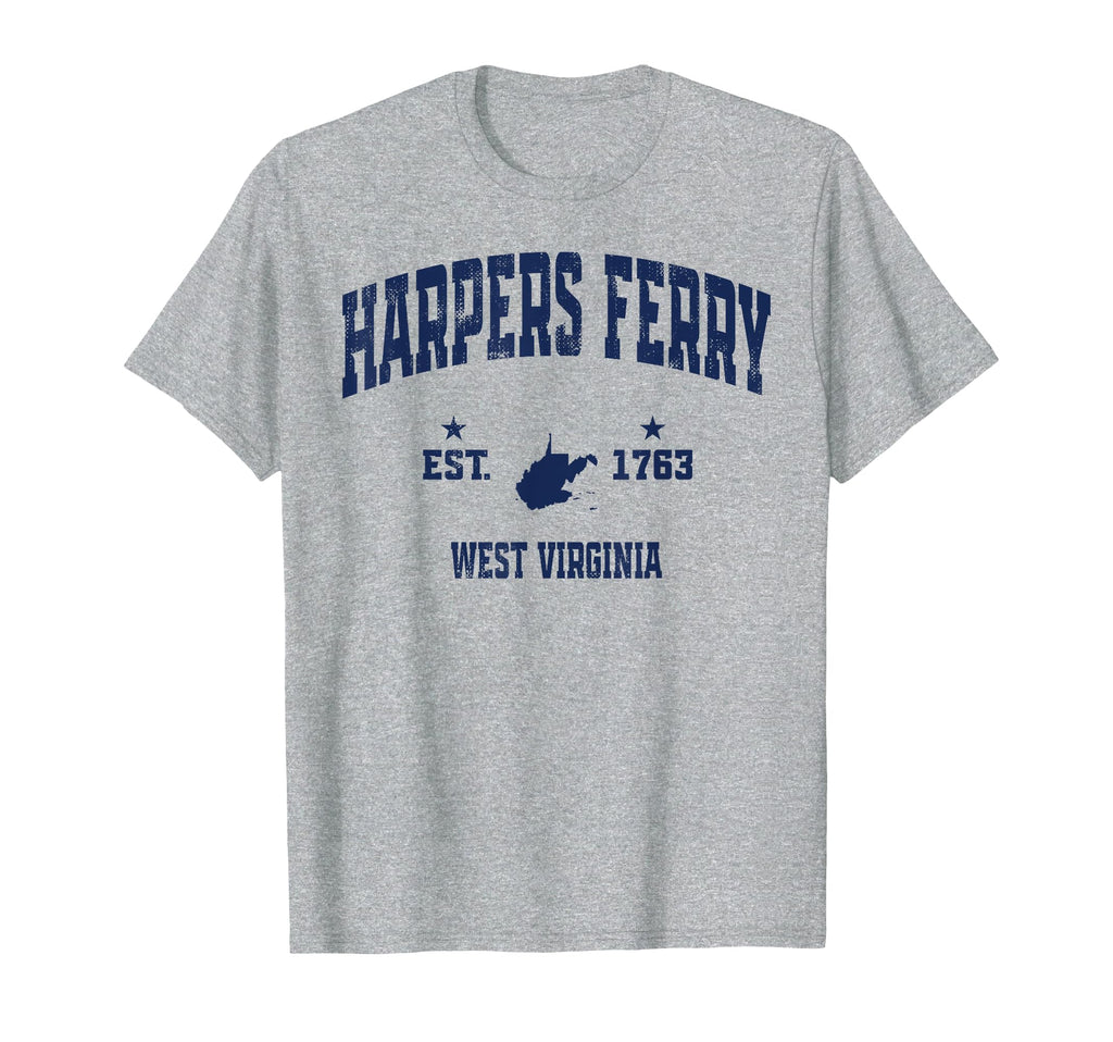 Harpers Ferry West Virginia Wv State T-Shirt - Custom Art Print for Adults - T-Shirt, Sweatshirt, Hoodie
