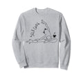 Funny Self Care Frog Doing Yoga Coffee Sweatshirt - Graphic Print Unisex - T-Shirt, Sweatshirt, Hoodie