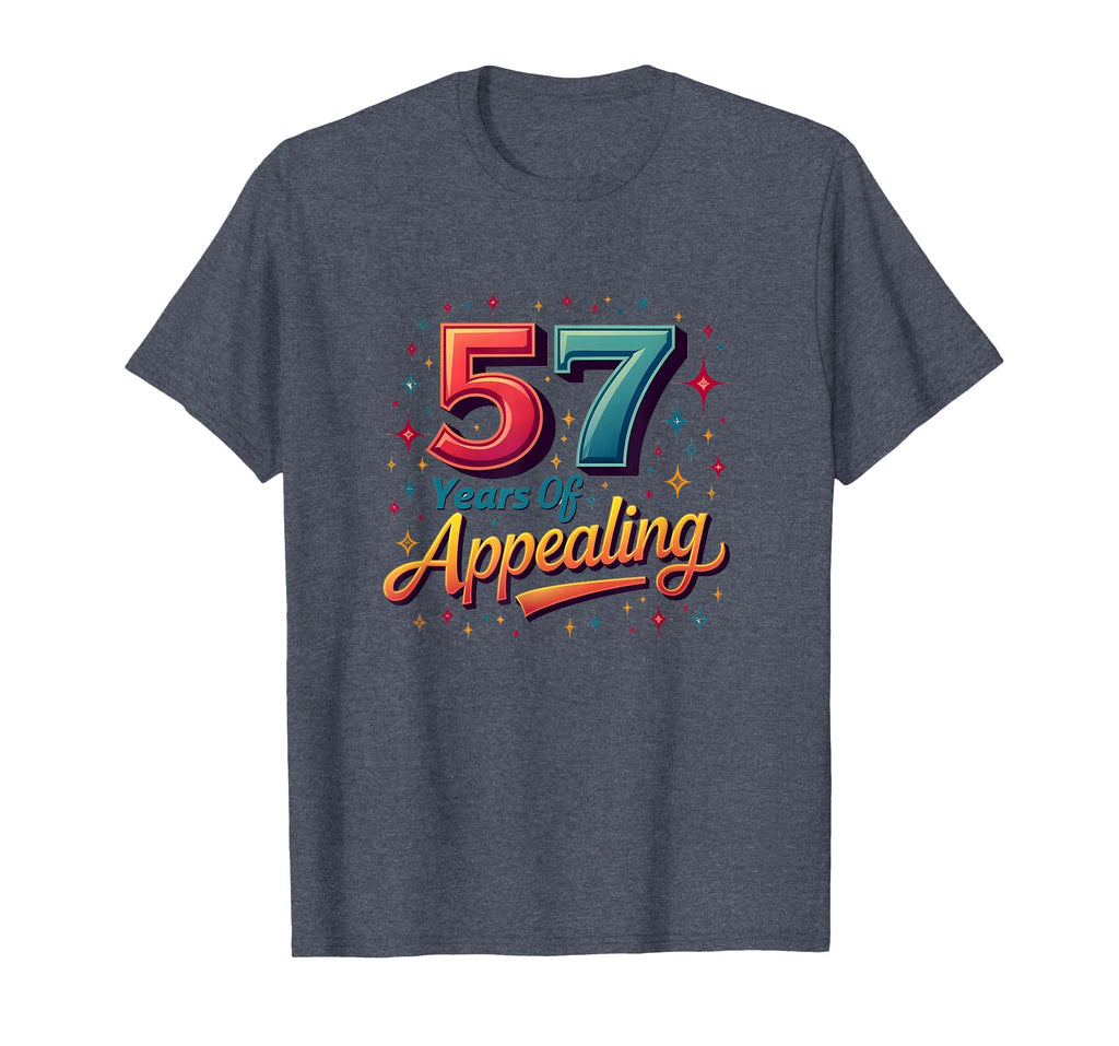 57 Years Appealing Birthday Gift T-Shirt - Unique Graphic for Adults - T-Shirt, Sweatshirt, Hoodie
