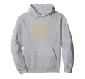 Chakra Tetrahedron Merkaba Yoga Hoodie - Minimalist Print for Adults - T-Shirt, Sweatshirt, Hoodie