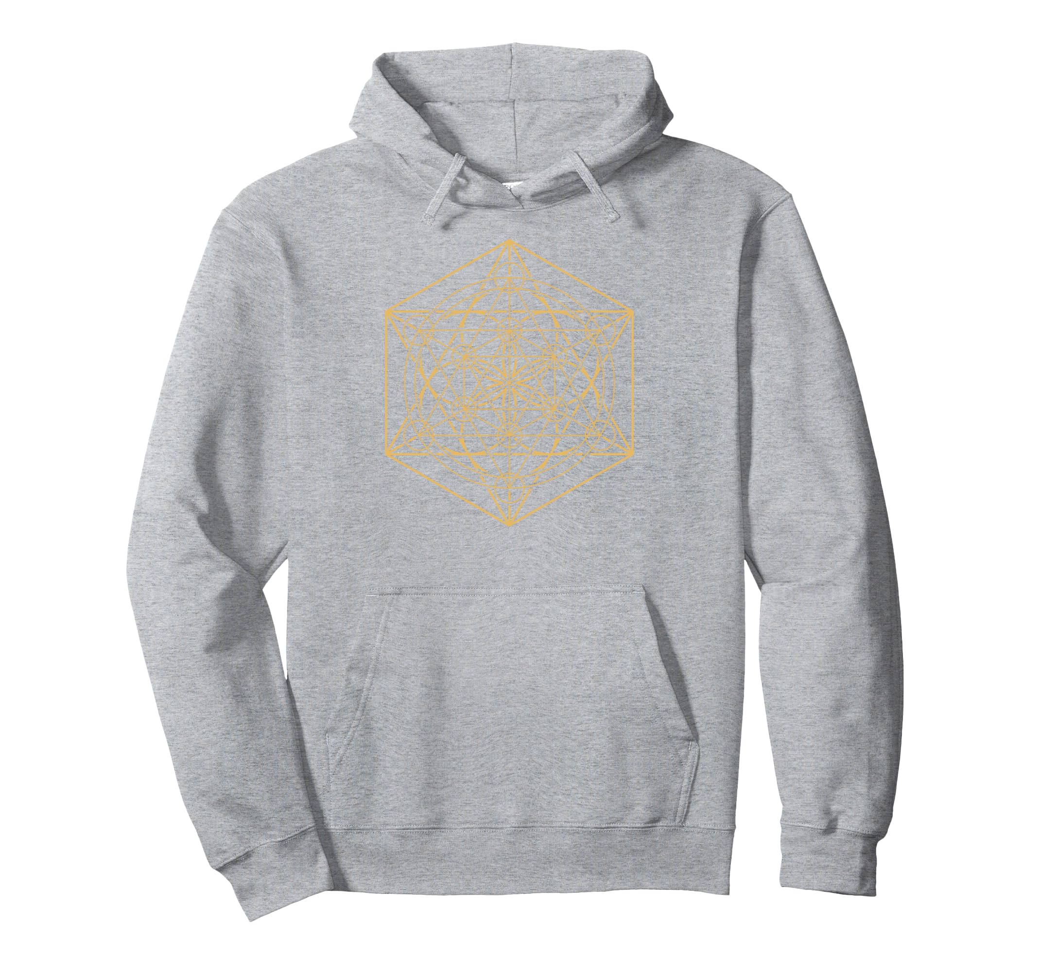 Chakra Tetrahedron Merkaba Yoga Hoodie - Minimalist Print for Adults - T-Shirt, Sweatshirt, Hoodie