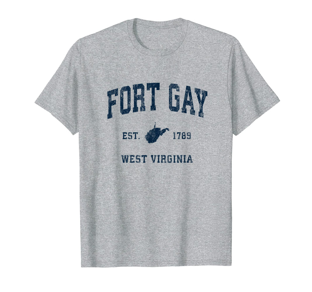 Fort Gay West Virginia Wv T-Shirt - Casual Everyday Wear Men Women - T-Shirt, Sweatshirt, Hoodie