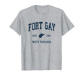 Fort Gay West Virginia Wv T-Shirt - Casual Everyday Wear Men Women - T-Shirt, Sweatshirt, Hoodie