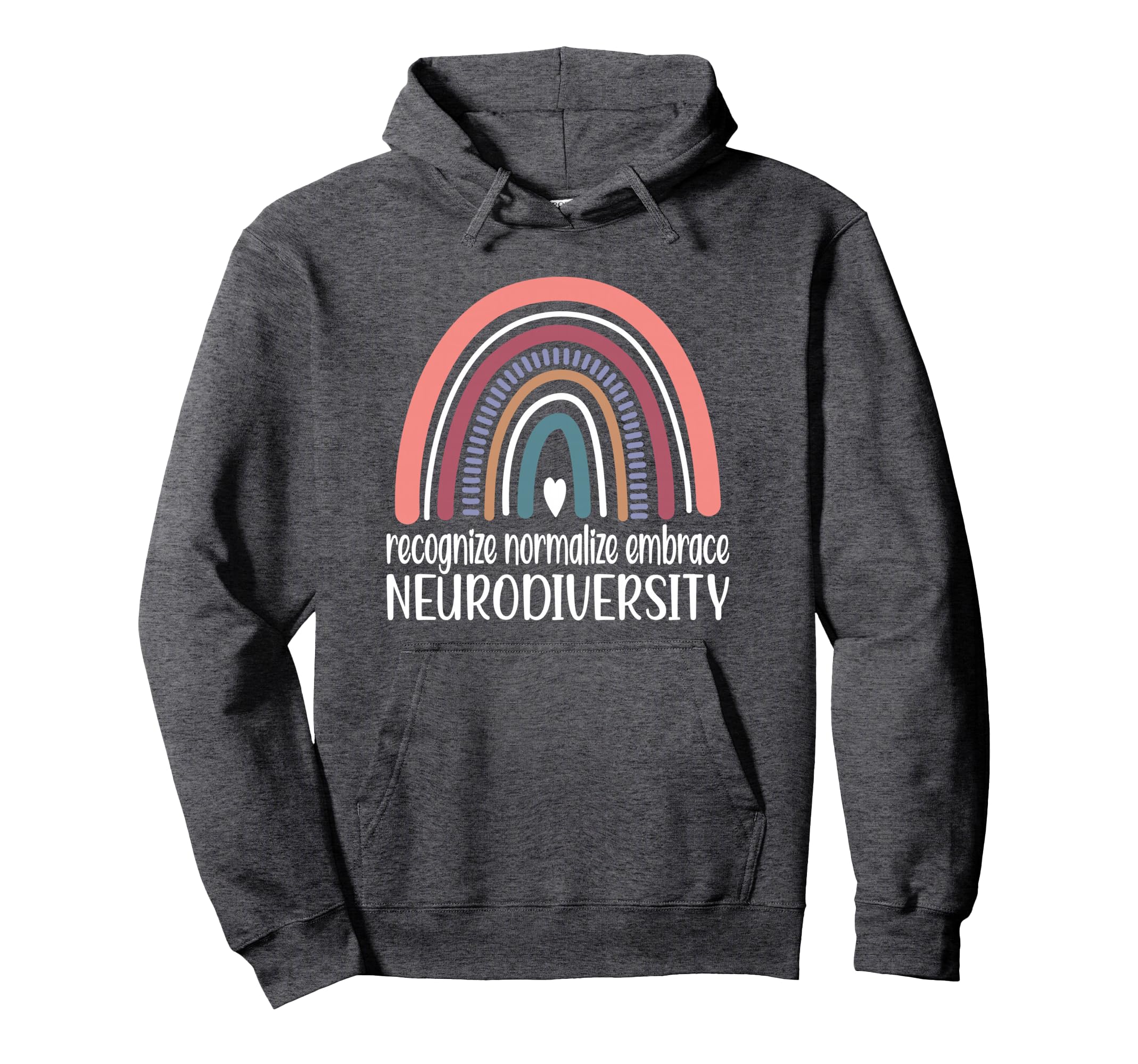 Neurodiversity Rainbow Autism Hoodie - Unique Graphic Unisex - T-Shirt, Sweatshirt, Hoodie
