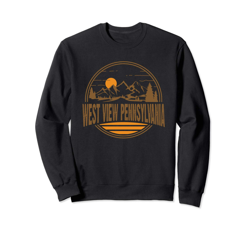 West View Pennsylvania Mountain Sweatshirt - Novelty Apparel Men Women - T-Shirt, Sweatshirt, Hoodie