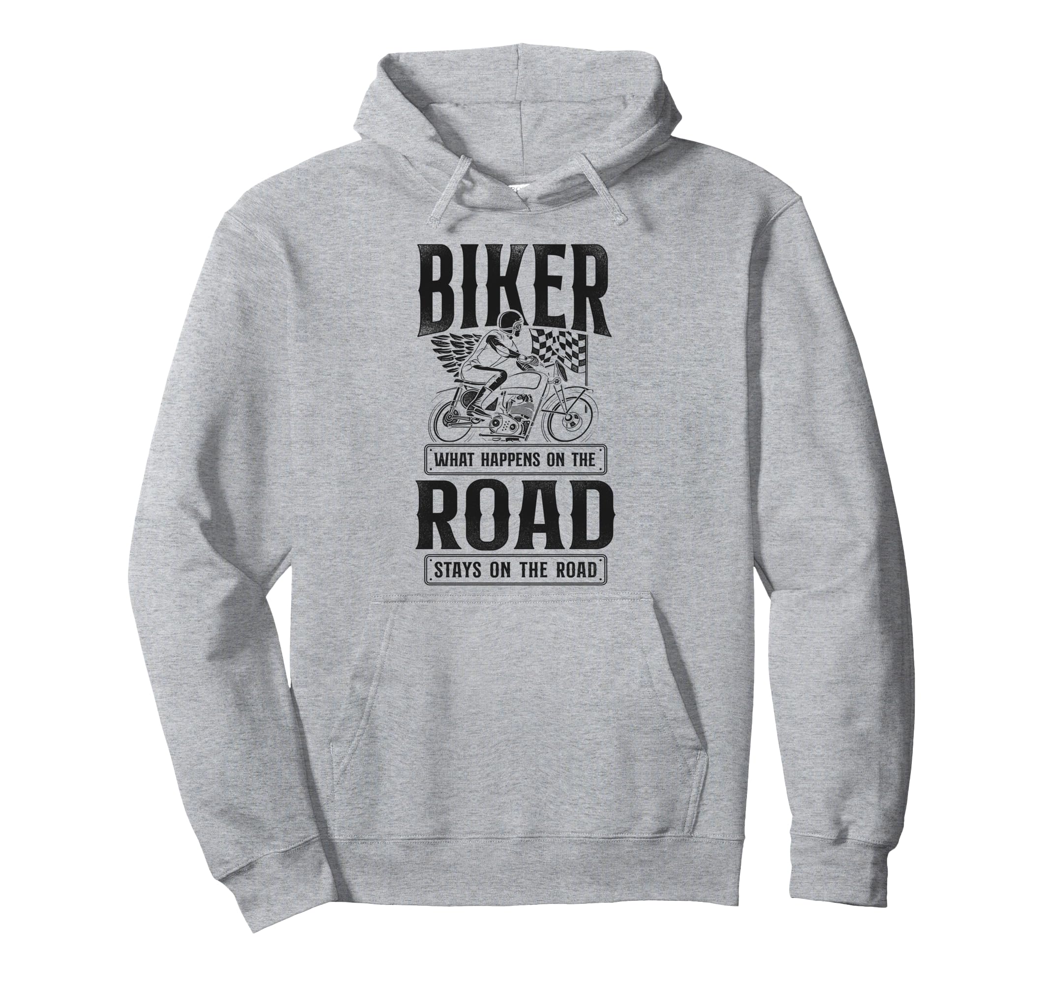 Motorcycle Biker Biker What Happens Hoodie - Aesthetic Graphic for Adults - T-Shirt, Sweatshirt, Hoodie