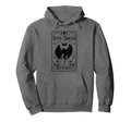 Mothman Tarot Card Antisocial Hoodie - Fun Novelty Design Men Women - T-Shirt, Sweatshirt, Hoodie