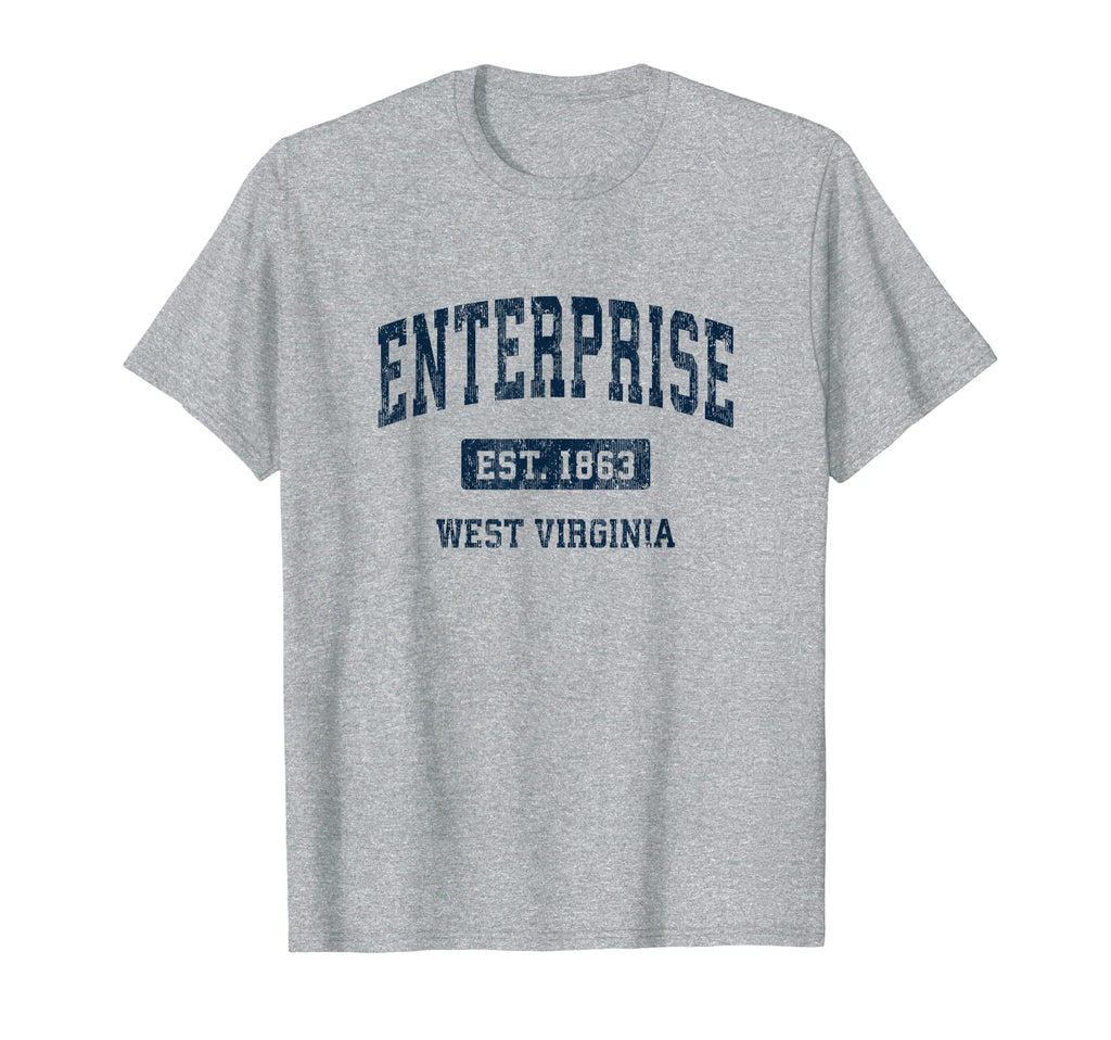 Enterprise West Virginia Wv Athletic T-Shirt - Novelty Apparel Unisex - T-Shirt, Sweatshirt, Hoodie