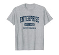 Enterprise West Virginia Wv Athletic T-Shirt - Novelty Apparel Unisex - T-Shirt, Sweatshirt, Hoodie