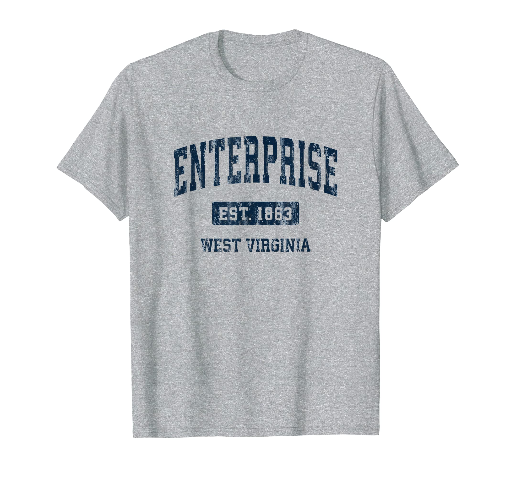 Enterprise West Virginia Wv Athletic T-Shirt - Novelty Apparel Unisex - T-Shirt, Sweatshirt, Hoodie
