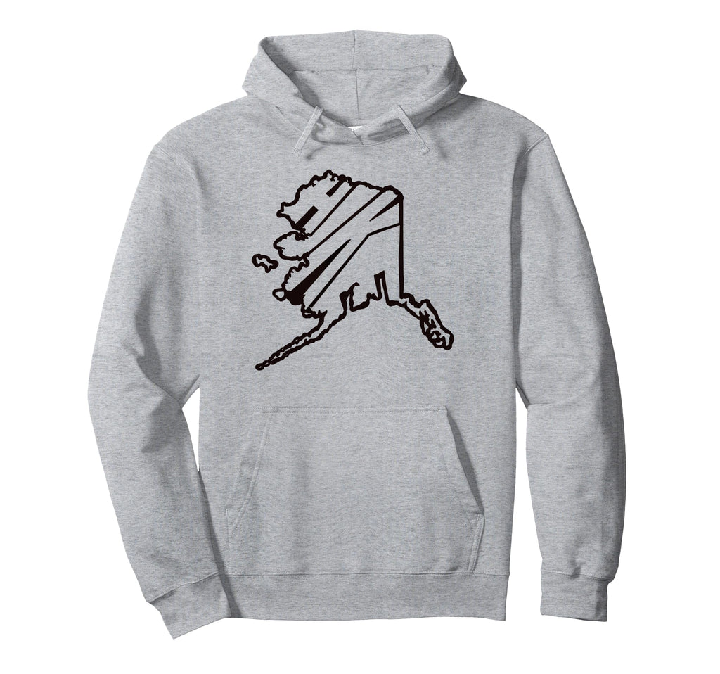 Hike Alaska State Outdoor Hiking Hoodie - Casual Everyday Wear Men Women - T-Shirt, Sweatshirt, Hoodie