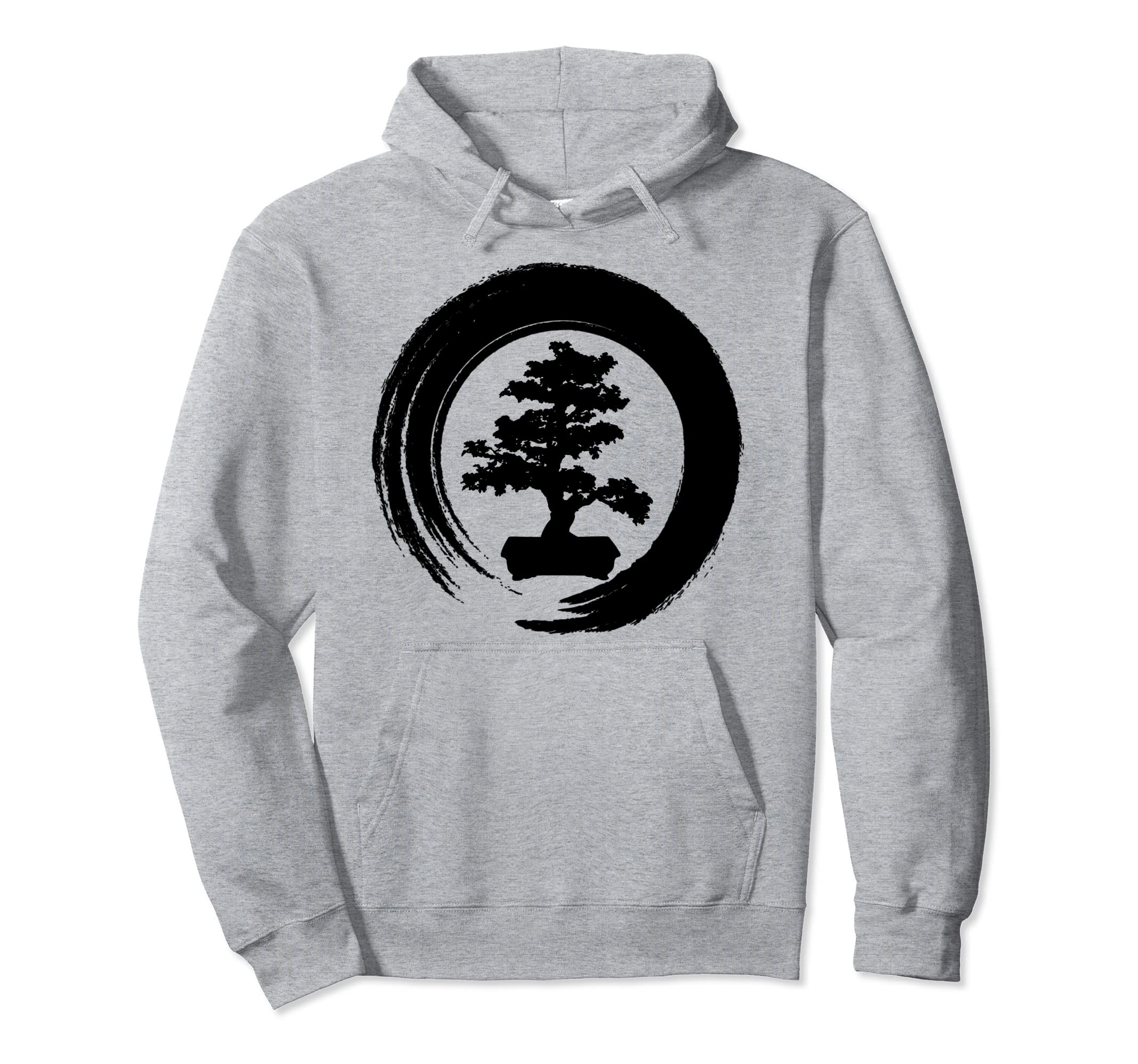 Bonsai Tree Zen Meditation Yoga Hoodie - Casual Everyday Wear Unisex - T-Shirt, Sweatshirt, Hoodie