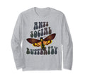 Funny Anti Social Butterfly Club Shy T-Shirt - Trendy Graphic Men Women - T-Shirt, Sweatshirt, Hoodie