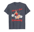 Rock N Roll Rockabilly Pin Up T-Shirt - Minimalist Print Men Women - T-Shirt, Sweatshirt, Hoodie