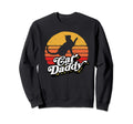 Cat Daddy 80S Sun Typography Sweatshirt - Unique Graphic for Adults - T-Shirt, Sweatshirt, Hoodie