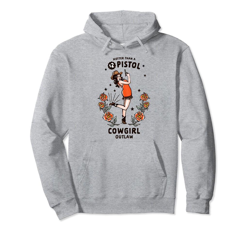 Womens Western Boho Outlaw Cowgirl Hoodie - Streetwear Style Men Women - T-Shirt, Sweatshirt, Hoodie