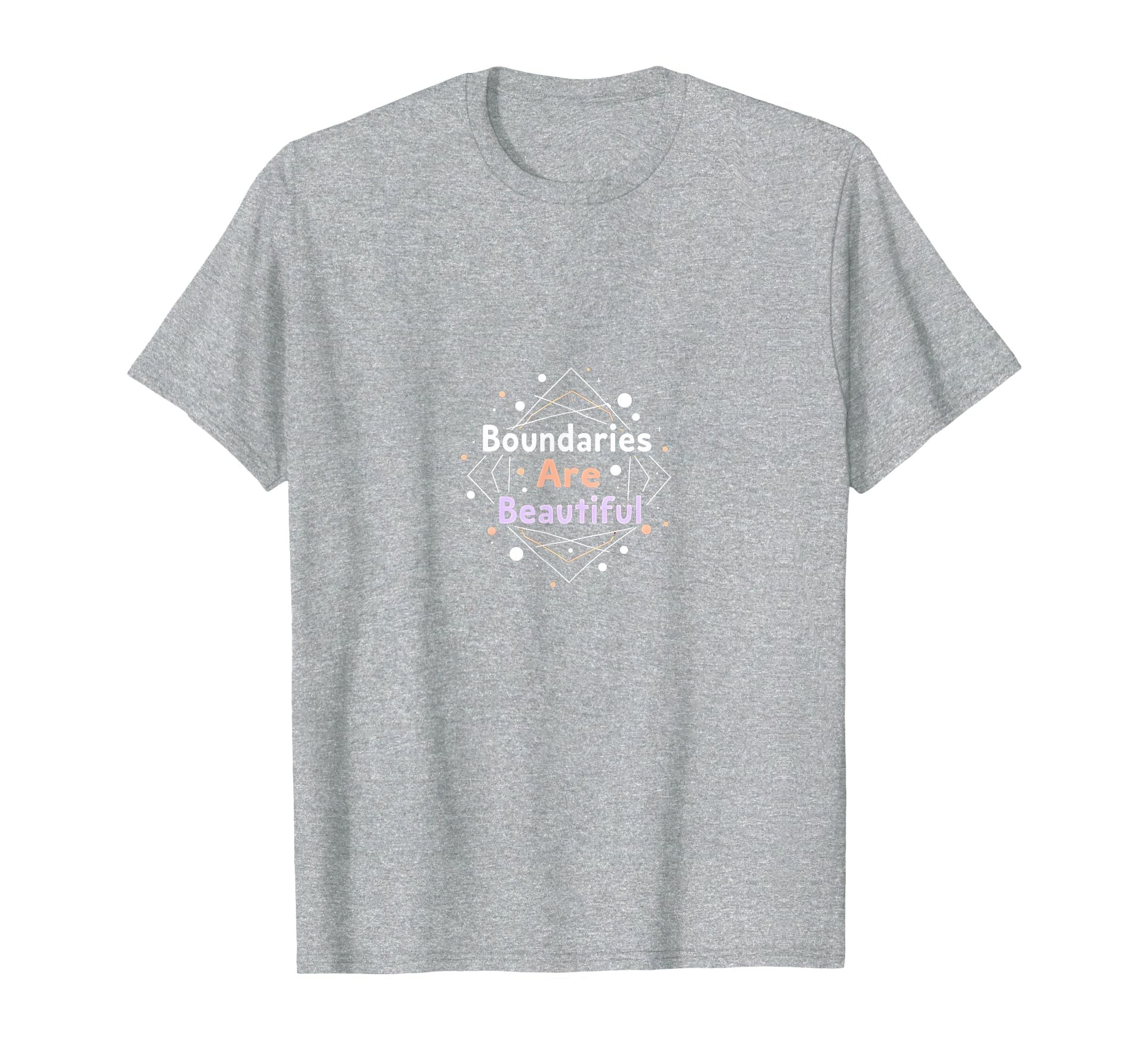 Boundaries Are Beautiful Empowering Self T-Shirt - Minimalist Print Unisex - T-Shirt, Sweatshirt, Hoodie
