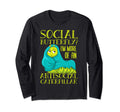 Social Butterfly Gift Introverts T-Shirt - Aesthetic Graphic Unisex - T-Shirt, Sweatshirt, Hoodie