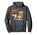 Hold Partner Im Overstimulated Western Hoodie - Novelty Apparel for Adults - T-Shirt, Sweatshirt, Hoodie