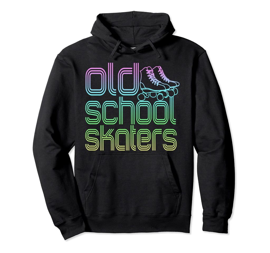 Old School Skaters Roller Skating Skate Hoodie - Novelty Apparel Unisex - T-Shirt, Sweatshirt, Hoodie