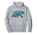 Explore Bear Typography Outdoors Hoodie - Minimalist Print Men Women - T-Shirt, Sweatshirt, Hoodie