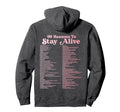 99 Reasons To Stay Alive Mental Health Hoodie - Custom Art Print Men Women - T-Shirt, Sweatshirt, Hoodie