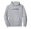 Zen Buddha Evolution Meditation Hoodie - Trendy Graphic Men Women - T-Shirt, Sweatshirt, Hoodie