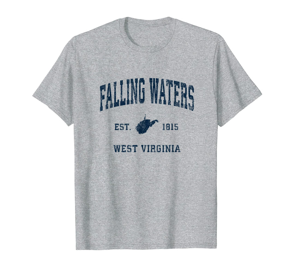 Falling Waters West Virginia Wv T-Shirt - Fun Novelty Design Men Women - T-Shirt, Sweatshirt, Hoodie