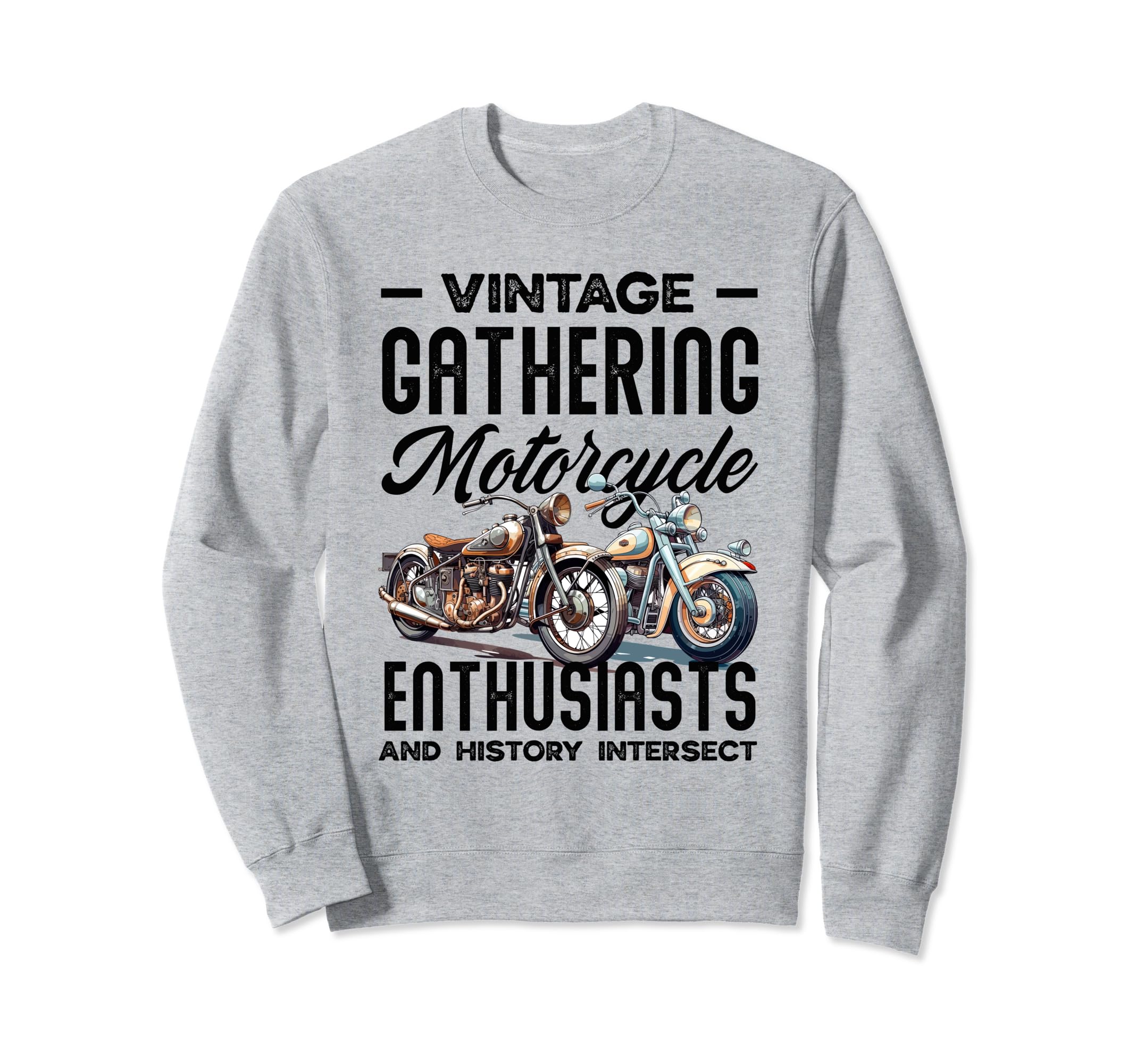 Motorcycle Enthusiast Ride Sweatshirt - Minimalist Print Unisex - T-Shirt, Sweatshirt, Hoodie