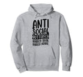 Antisocial Butterfly Rarely Seen Rarely Hoodie - Trendy Graphic Men Women - T-Shirt, Sweatshirt, Hoodie