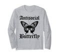 Funny Anti Social Butterfly Introvert T-Shirt - Fun Novelty Design Unisex - T-Shirt, Sweatshirt, Hoodie