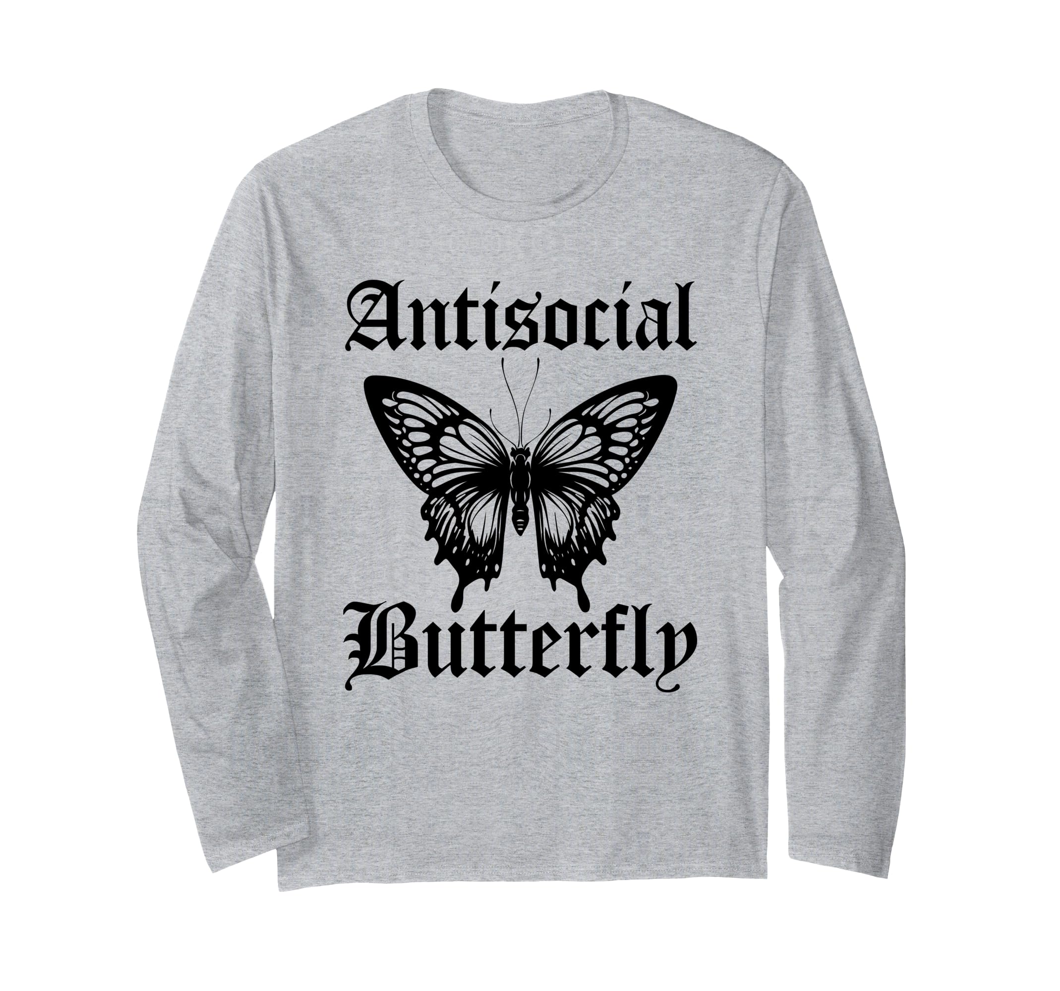 Funny Anti Social Butterfly Introvert T-Shirt - Fun Novelty Design Unisex - T-Shirt, Sweatshirt, Hoodie