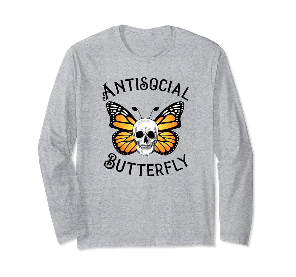 Antisocial Butterfly Introvert Monarch T-Shirt - Fun Novelty Design Unisex - T-Shirt, Sweatshirt, Hoodie