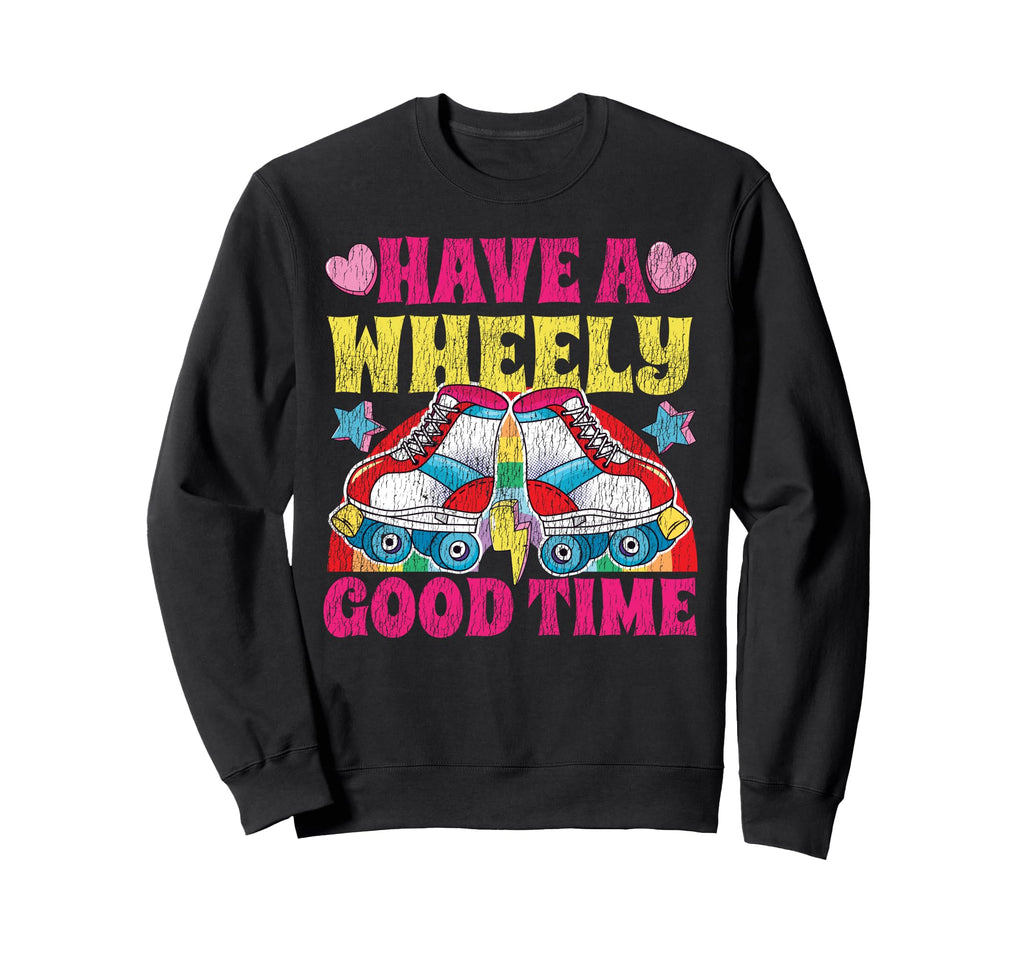 Roller Skating Skate 1970S Sweatshirt - Minimalist Print Men Women - T-Shirt, Sweatshirt, Hoodie