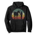 Western Halter Horse Sun Hoodie - Graphic Print Unisex - T-Shirt, Sweatshirt, Hoodie