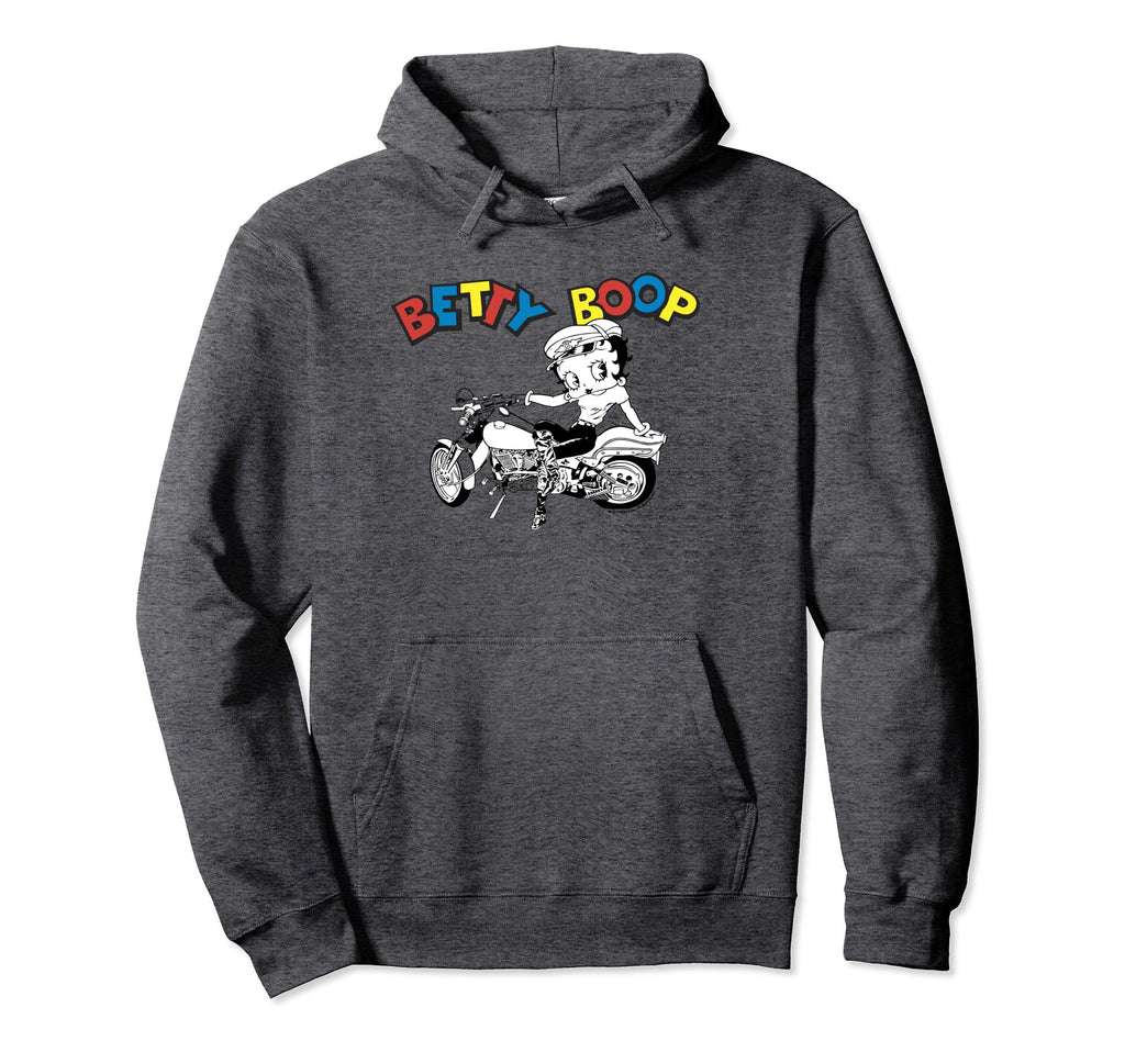 Betty Boop Biker Babe Motorcycle Sketch Hoodie - Unique Graphic Men Women - T-Shirt, Sweatshirt, Hoodie