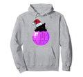 Aesthetic Disco Ball Vaporwave Black Hoodie - Streetwear Style Men Women - T-Shirt, Sweatshirt, Hoodie