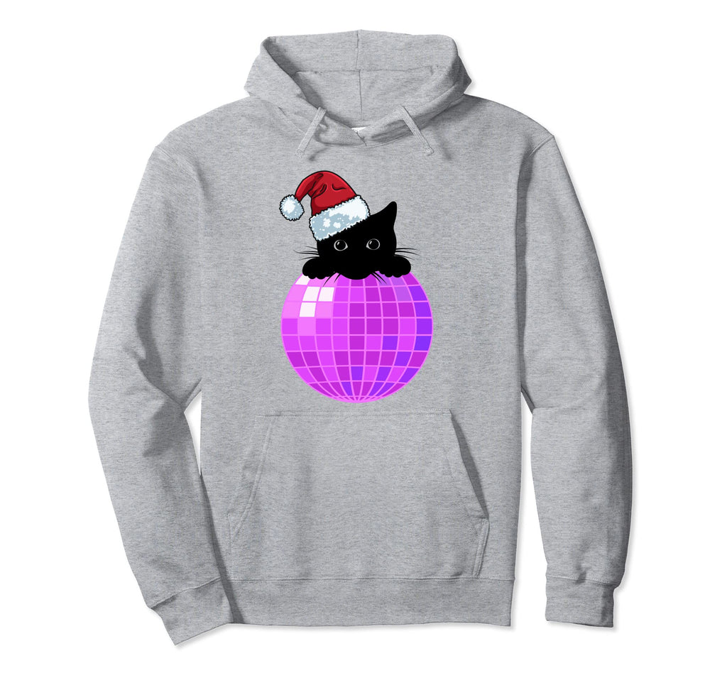 Aesthetic Disco Ball Vaporwave Black Hoodie - Aesthetic Graphic for Adults - T-Shirt, Sweatshirt, Hoodie