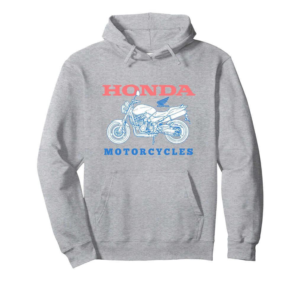 Honda Powersports Red White Blue Motorcycle Hoodie - Trendy Graphic Unisex - T-Shirt, Sweatshirt, Hoodie