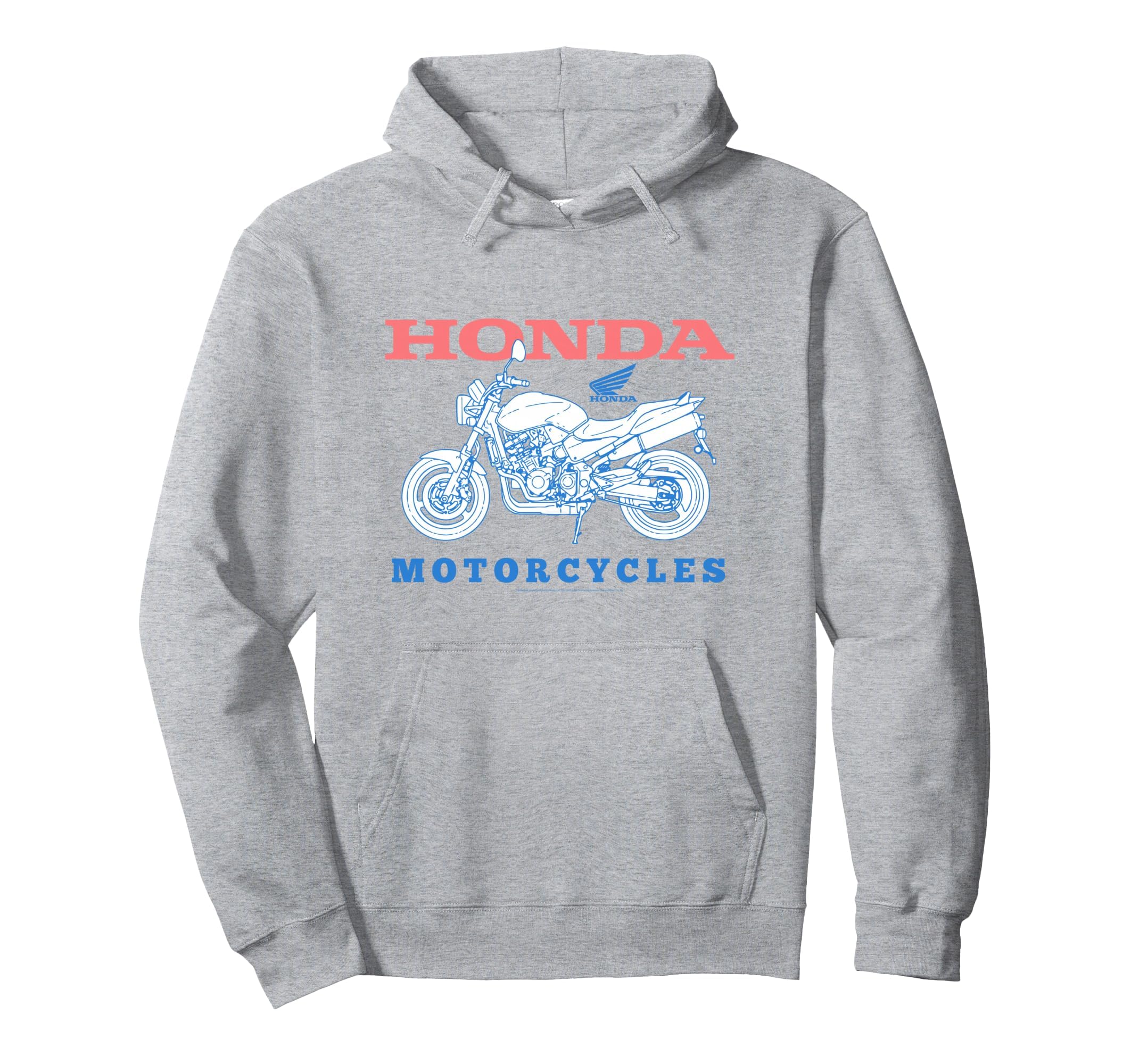 Honda Powersports Red White Blue Motorcycle Hoodie - Trendy Graphic Unisex - T-Shirt, Sweatshirt, Hoodie