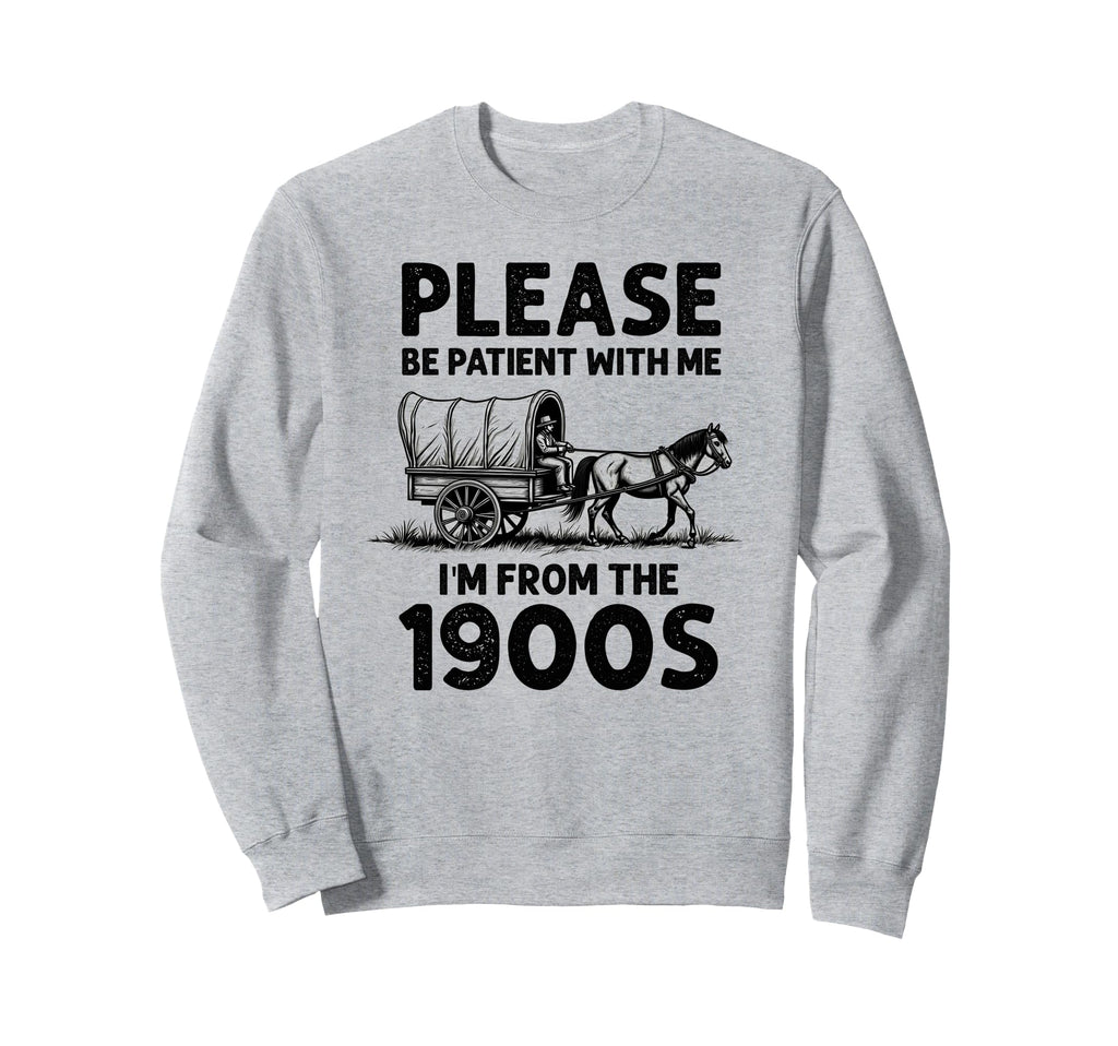 Quirky 1900S Sweatshirt - Streetwear Style for Adults - T-Shirt, Sweatshirt, Hoodie