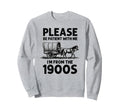 Quirky 1900S Sweatshirt - Streetwear Style for Adults - T-Shirt, Sweatshirt, Hoodie
